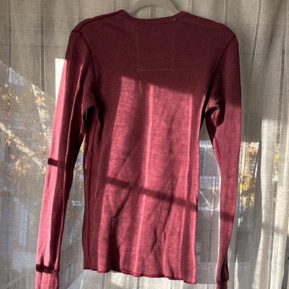 Aviator Nation Small Women's Burgundy Shirt Thunderbolt - Picture 4 of 4
